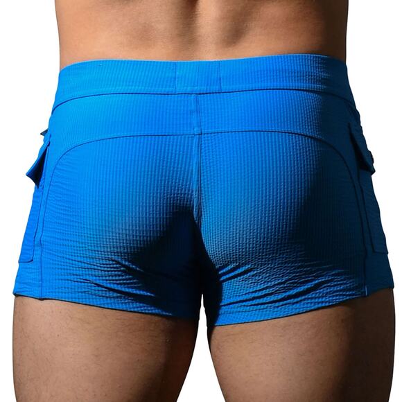 Andrew Christian Cargo Trunk Electric Electric Blue Medium - Picture 2 of 4